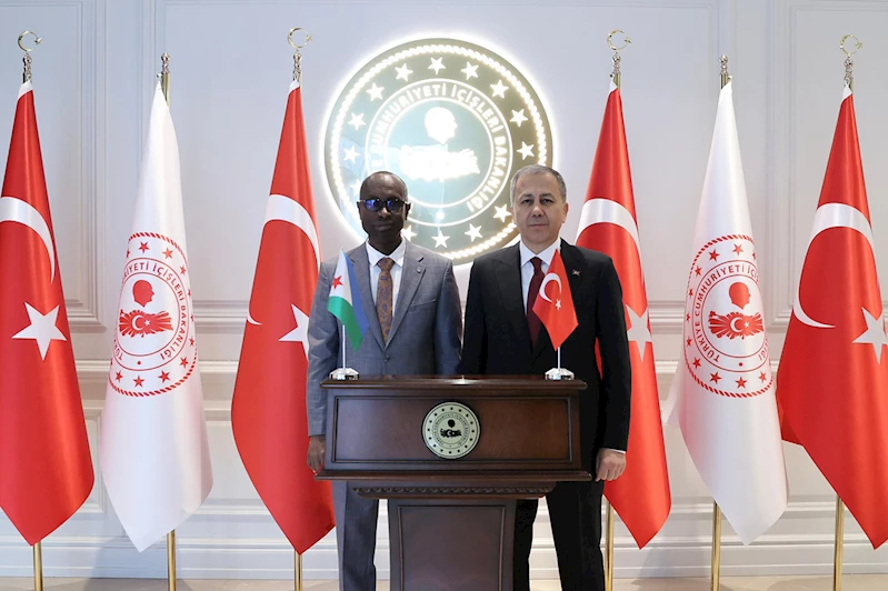 İçişleri Bakanı Yerlikaya, Cibuti İçişleri Bakanı Hassan ile görüştü