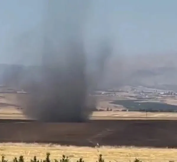 Adıyaman’da hortum görüntülendi