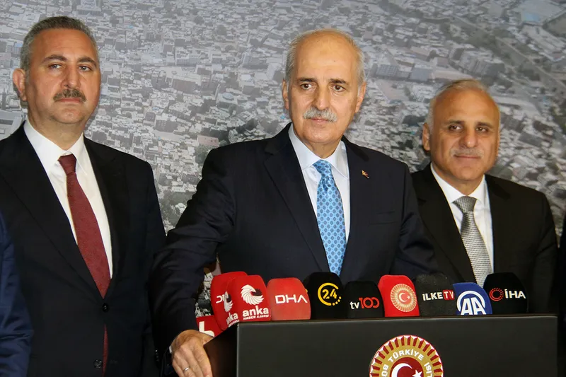 TBMM Başkanı Kurtulmuş Diyarbakır STK Buluşması sonrası basın mensuplarının sorularını yanıtladı