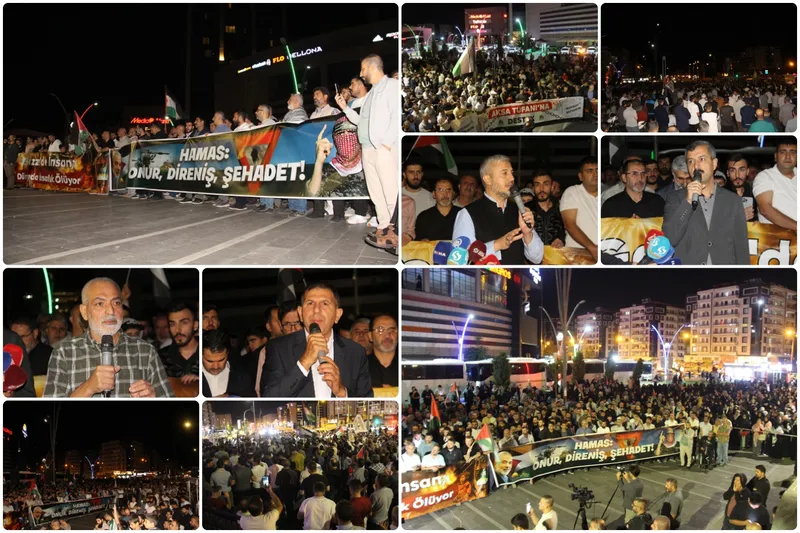 Diyarbakırlılar Sumud Filosuna sahip çıktı, meydanlara indi