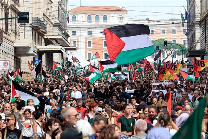 İtalya cuma günü Sumud Filosu’na destek için greve gidiyor