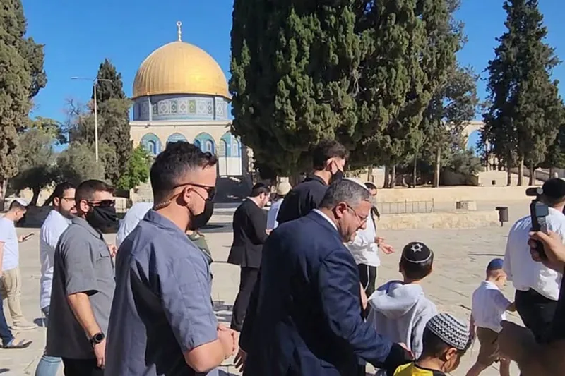 Siyonist Ben Gvir Mescid-i Aksa baskınını bizzat yönetti