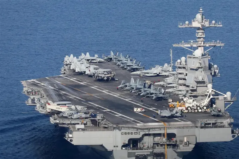 USS Gerald R. Ford uçak gemisinin Karayipler’e ulaşmasıyla ilgili Pentagon