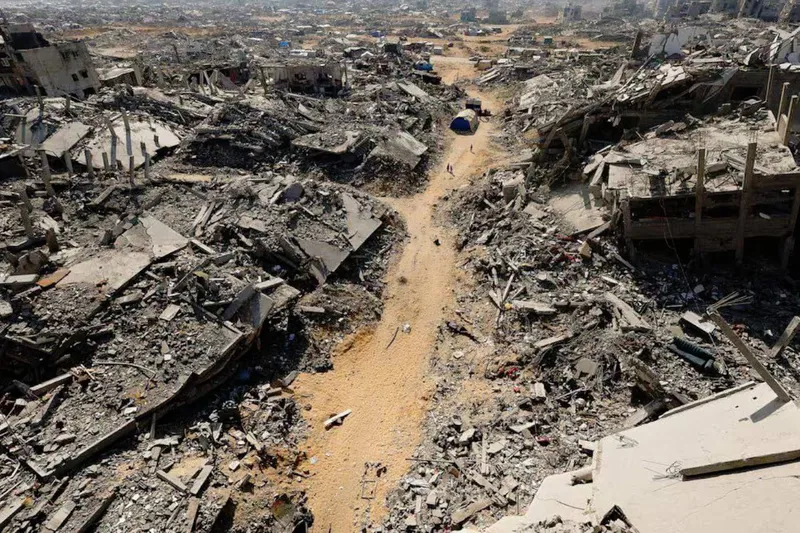 ABD ve Batı destekli Gazze soykırımında yıkımın boyutu