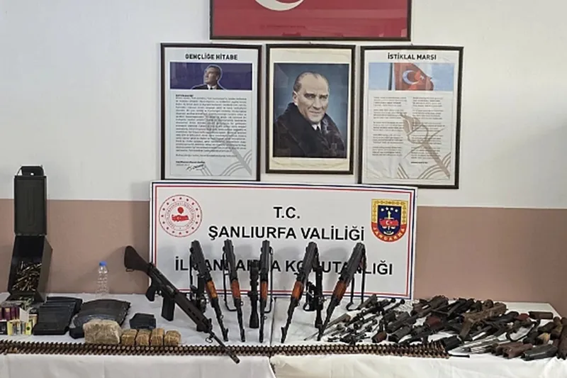 Şanlıurfa’da silah kaçakçılığı operasyonu