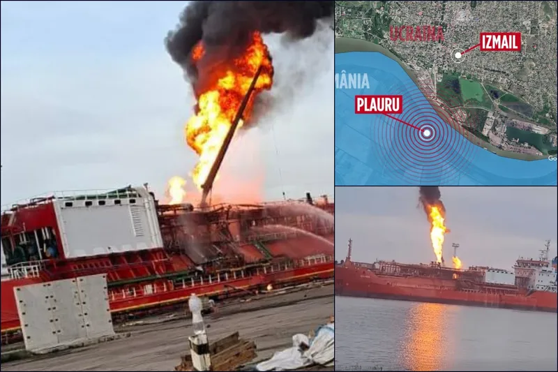 Ukrayna’nın Odesa bölgesinde Türkiye bayraklı tankere SİHA saldırısı