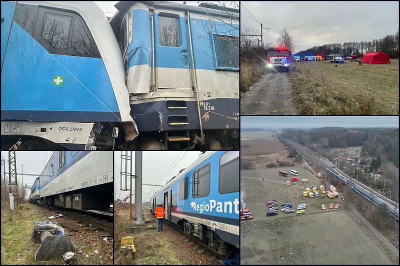 Çekya’da sabah saatlerinde tren faciası, iki tren kafa kafaya geldi: Onlarca yaralı