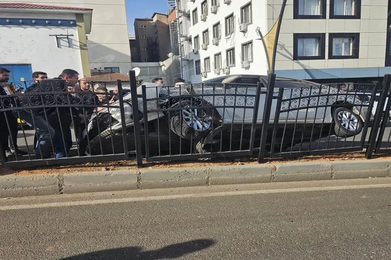 Bingöl’de maddi hasarlı kaza 