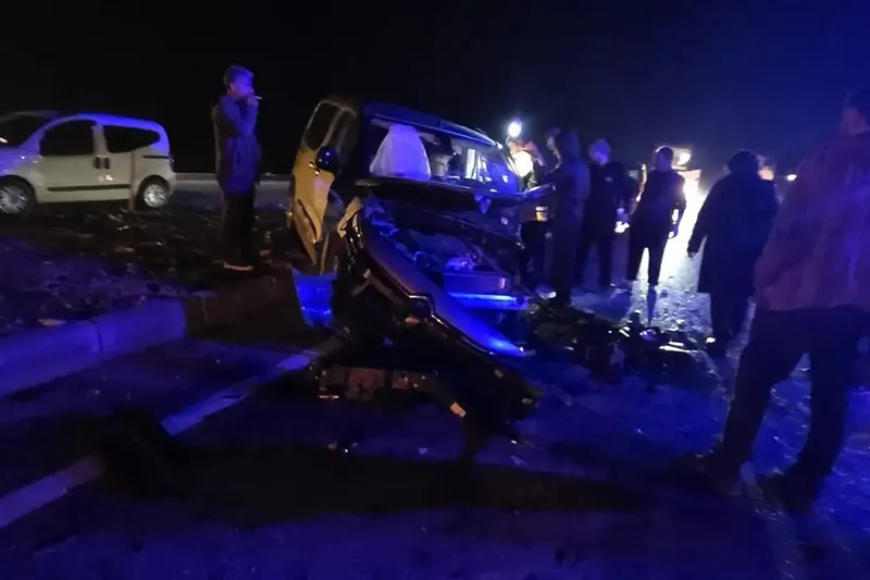 Siirt’te yapım halindeki yolda kaza: 2 yaralı