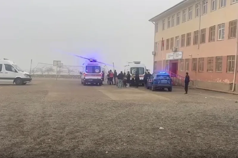 Okulda zehirlenme vakası: 13 öğrenci tedavi altına alındı