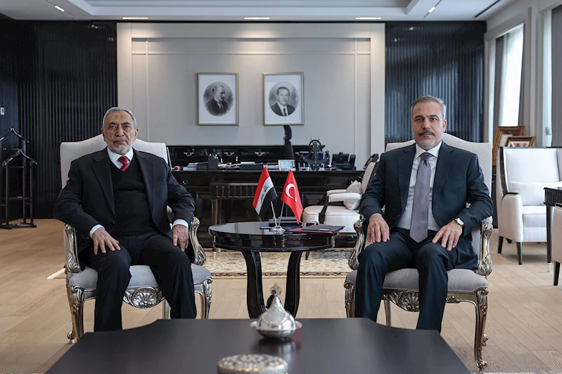 Dışişleri Bakanı Fidan, Irak Temsilciler Meclisi Başkanı ile görüştü