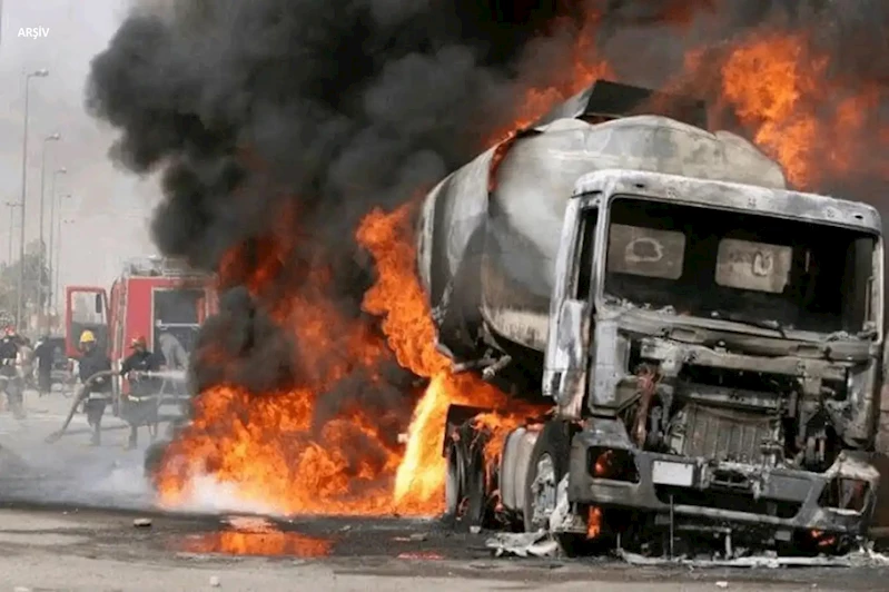 Yakıt tankeri patladı: 2 ölü 3 yaralı