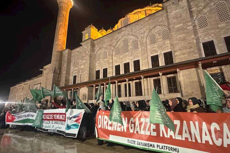 işgalcilerin Gazze saldırısı İstanbul