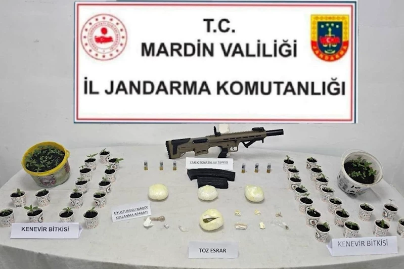 Mardin’de uyuşturucu operasyonu: 3 tutuklama 