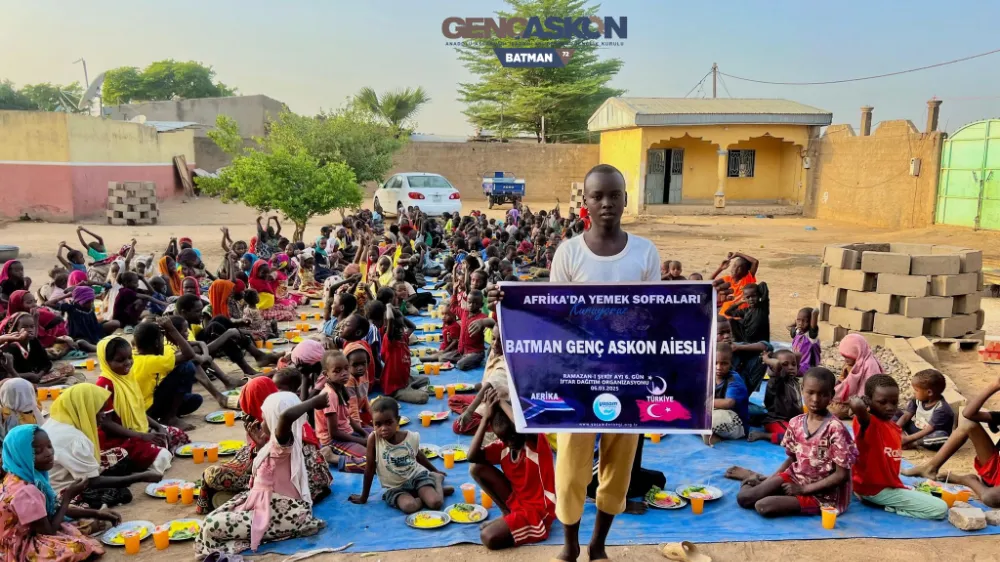 Genç ASKON Batman’dan Afrikalı Kardeşlerimize Anlamlı İftar