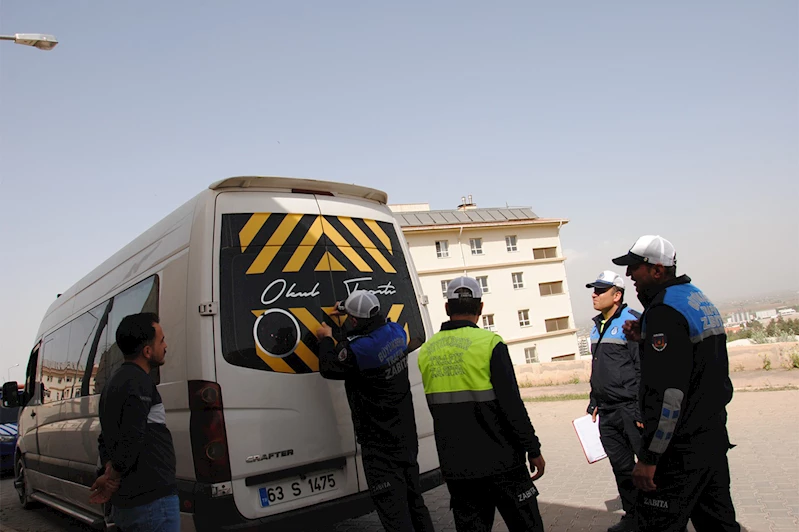 Şanlıurfa’da okul servis araçlarına denetim
