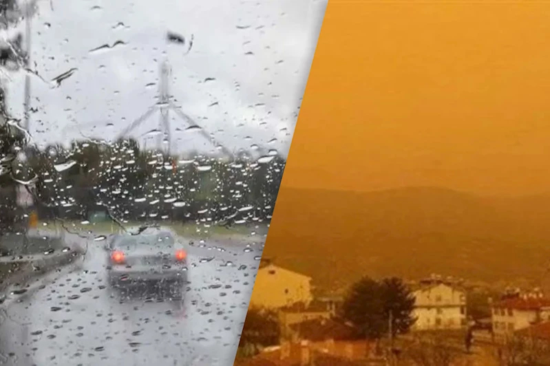 Ülke genelinde sağanak yağış ve toz taşınımı bekleniyor