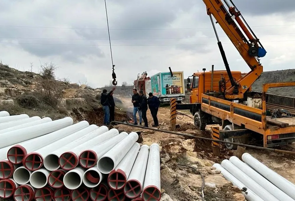 Yolağzı Köyü içme suyu şebekesi modernize edildi