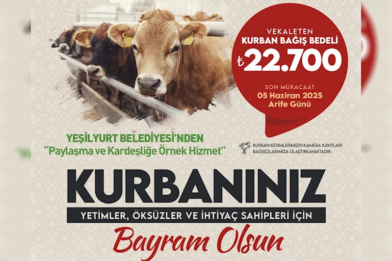 Yeşilyurt Belediyesi ihtiyaç sahipleri için 