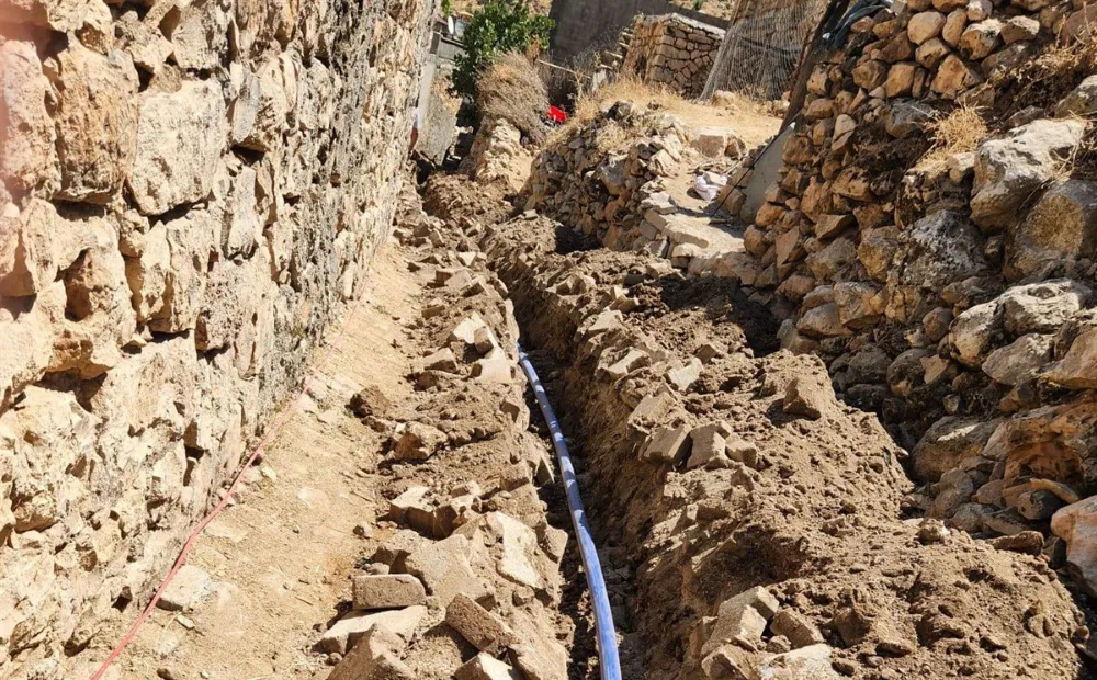 Hasankeyf ilçesine bağlı Soğucak Köyü içme suyu şebekesi yenilendi