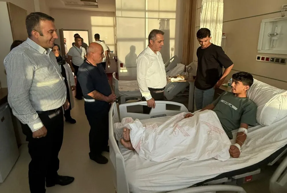 İl Başkanı Şansi’den hastaneye anlamlı ziyaret