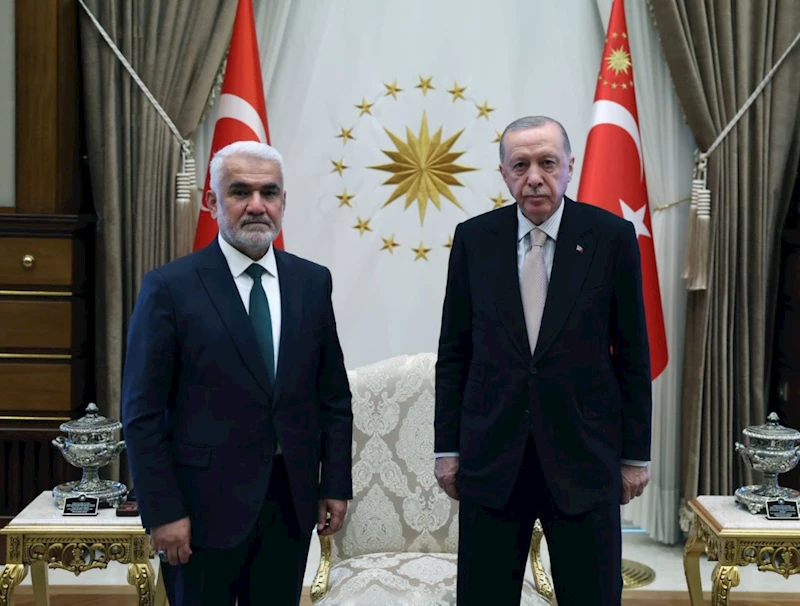 Cumhurbaşkanı Erdoğan, HÜDA PAR Genel Başkanı Yapıcıoğlu