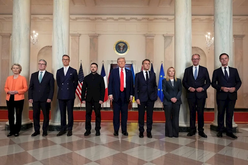 Trump, Zelenskiy ve AB liderleri Beyaz Saray’da bir araya geldi