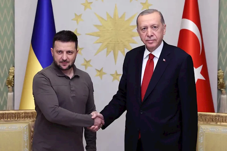 Cumhurbaşkanı Erdoğan Zelenski ile görüştü