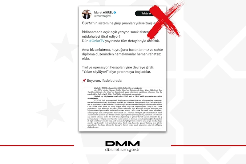 DMM, ÖSYM