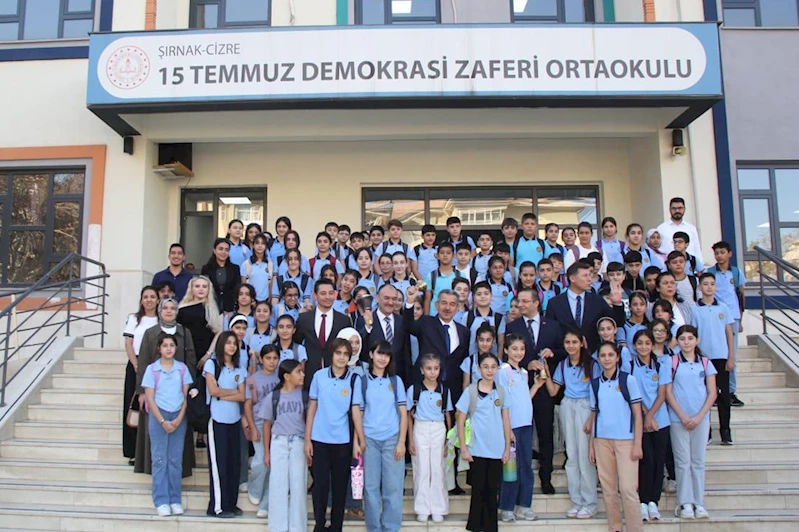 Cizre’de ders zili çaldı: 46 bin 349 öğrenci sınıflara koştu   