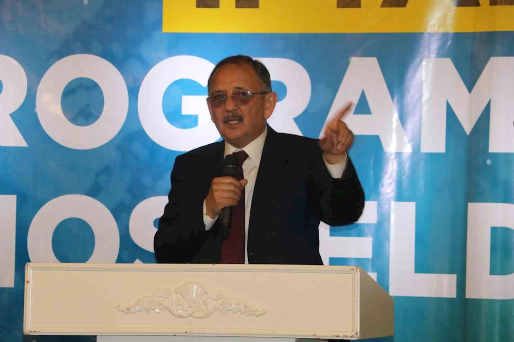 Bakan Özhaseki, Şanlıurfa’da esnaf ve sivil toplum kuruluşu temsilcileriyle bir araya geldi