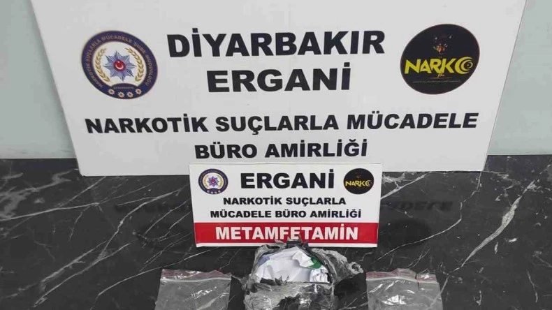Ergani’de şüpheli şahsın üzerinde uyuşturucu ele geçirildi