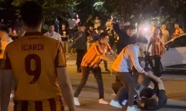 Gaziantep’te derbi sonrası taraftarlar arasında kavga çıktı
