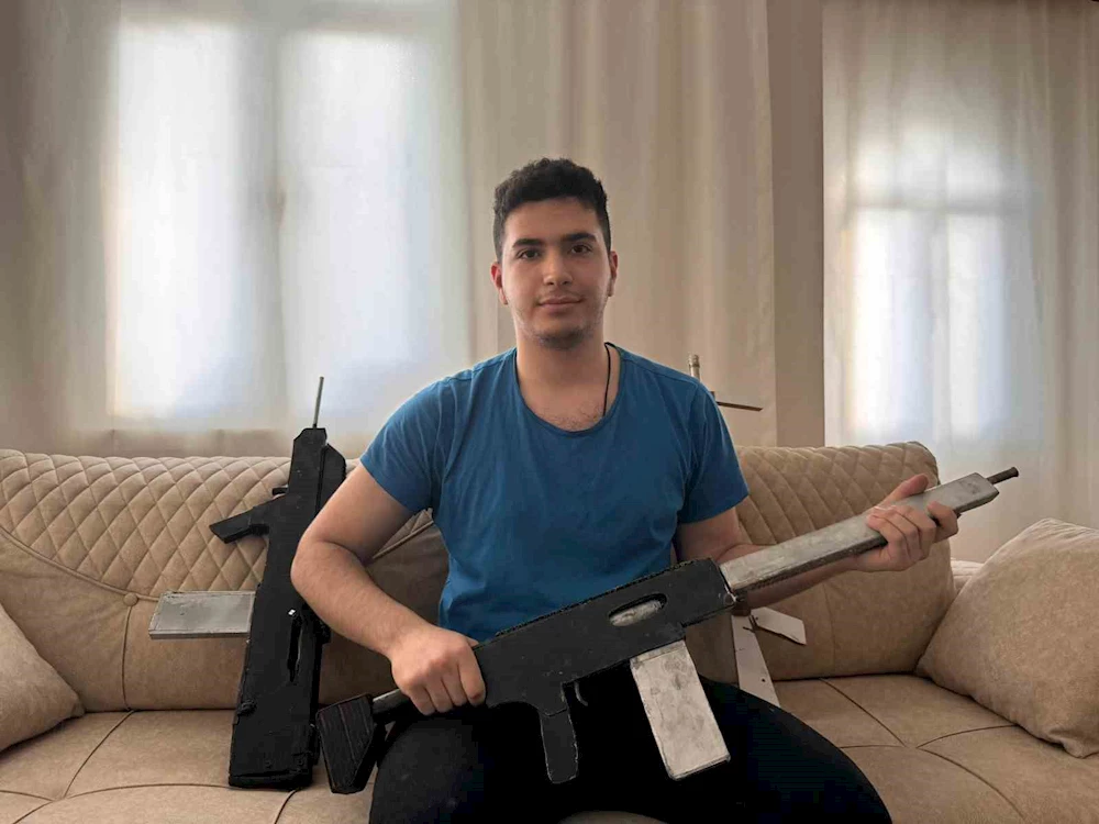 Mardin’de silah tasarımı ve üretimi yapan lise öğrencisinin hedefi tank ve top yapmak