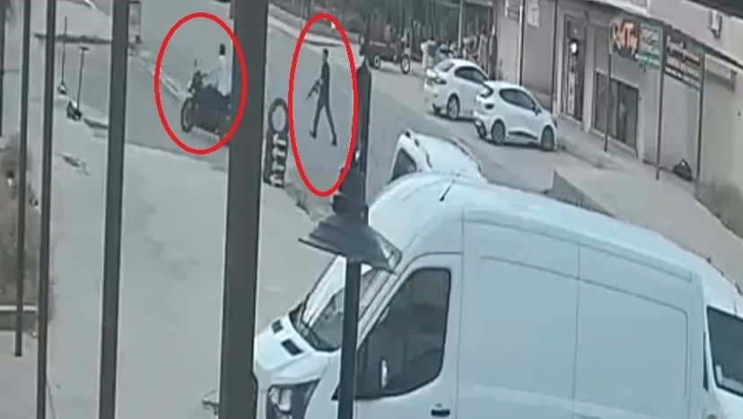 Nusaybin’de iş yerine silahlı saldırı anı güvenlik kamerasına yansıdı