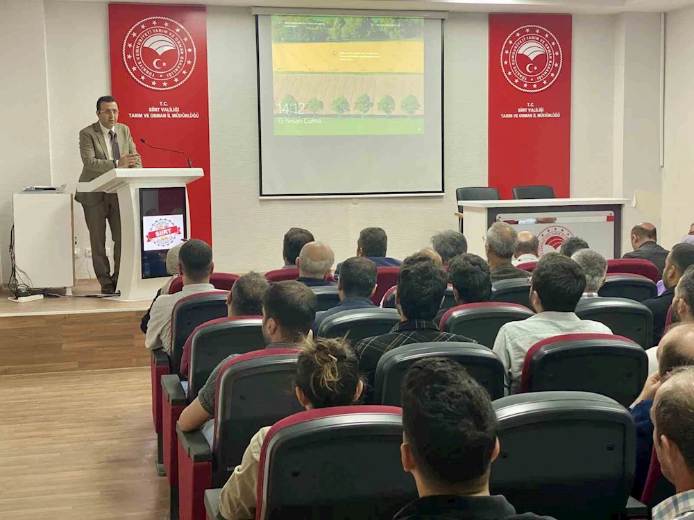 Siirt Fıstığı üretimine yönelik eğitimler devam ediyor