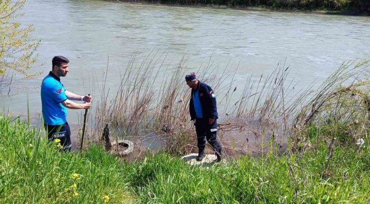 Dicle Nehri’nde sualtı görüntüleme cihazı ile ceset arandı