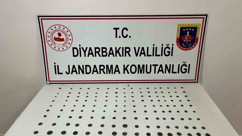 Diyarbakır’da 145 adet sikke ele geçirildi