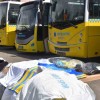 Siirt Belediyesi halk otobüsleri sarı maviye boyandı