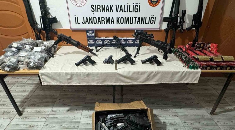 Şırnak’ta jandarmadan silah kaçakçılarına operasyon: 7 gözaltı